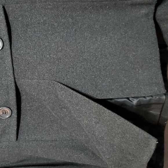 Forever 21 Dark Gray Wool Peacoat - Picture 12 of 14